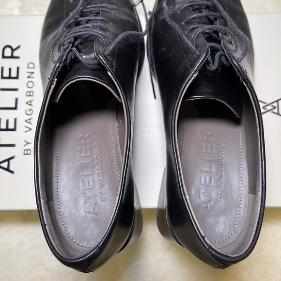 Vagabond Atelier Samira Lace-up Pointed Toe Shoes in Black, Size US 9 EU 39 - Picture 4 of 11